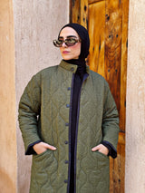 Crinkled Waterproof Jacket - Olive