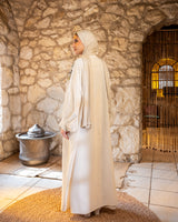 Embroidered Linen Kaftan - Multicolored