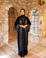 Double Face Velvet Kaftan - Teal