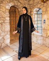 Double Face Velvet Kaftan - Teal