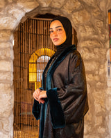 Double Face Velvet Kaftan - Teal