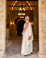 Etamin Stitched Kaftan - Beige