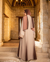 Gradient Abaya - Beige