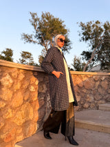 Tweed Casual Jacket - Black*White