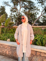 Tweed Casual Jacket - Grey