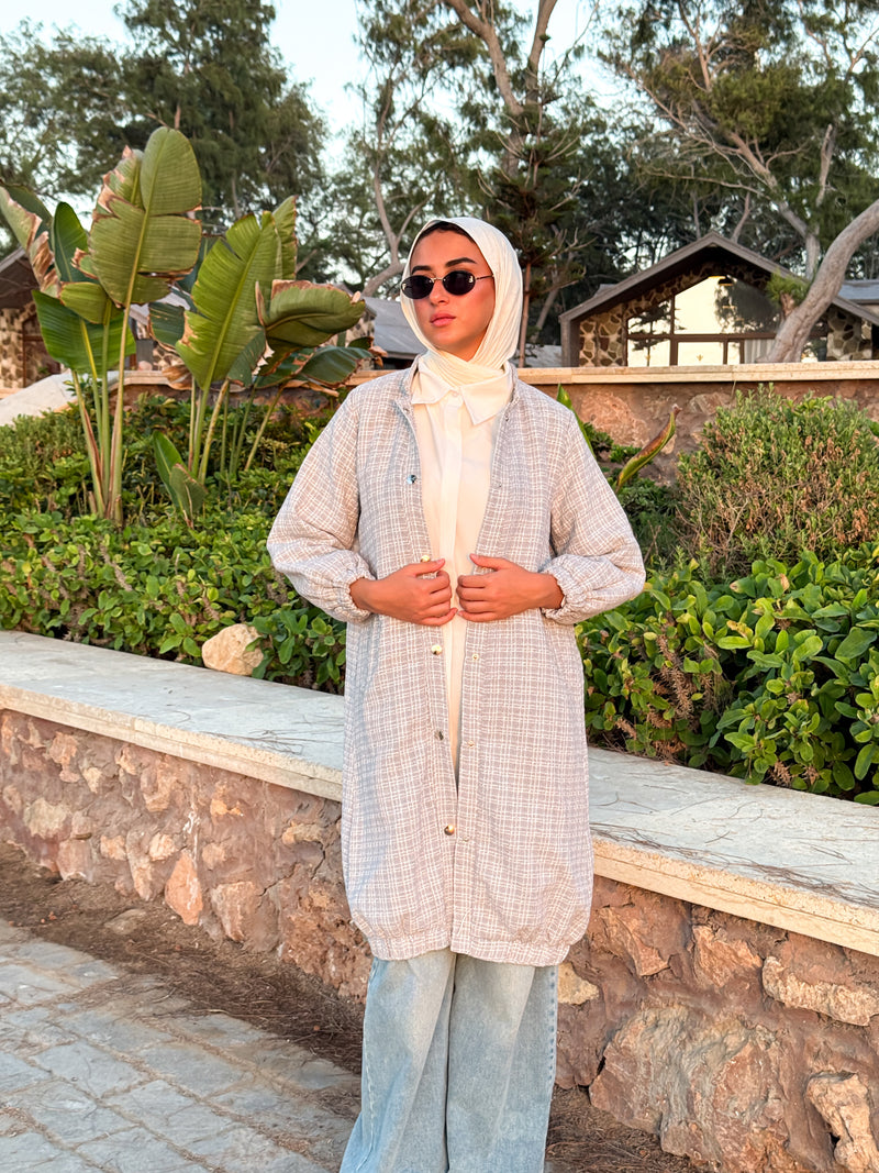 Tweed Casual Jacket - Grey