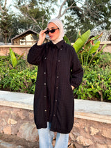 Tweed Casual Jacket - Black