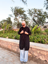 Tweed Casual Jacket - Black