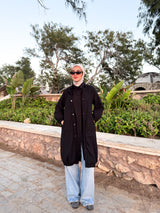 Tweed Casual Jacket - Black