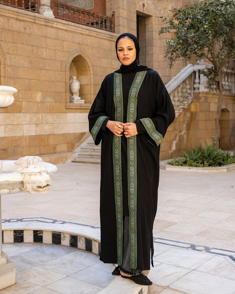 Traditional Kaftan - Black*Green