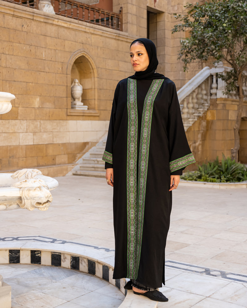 Traditional Kaftan - Black*Green