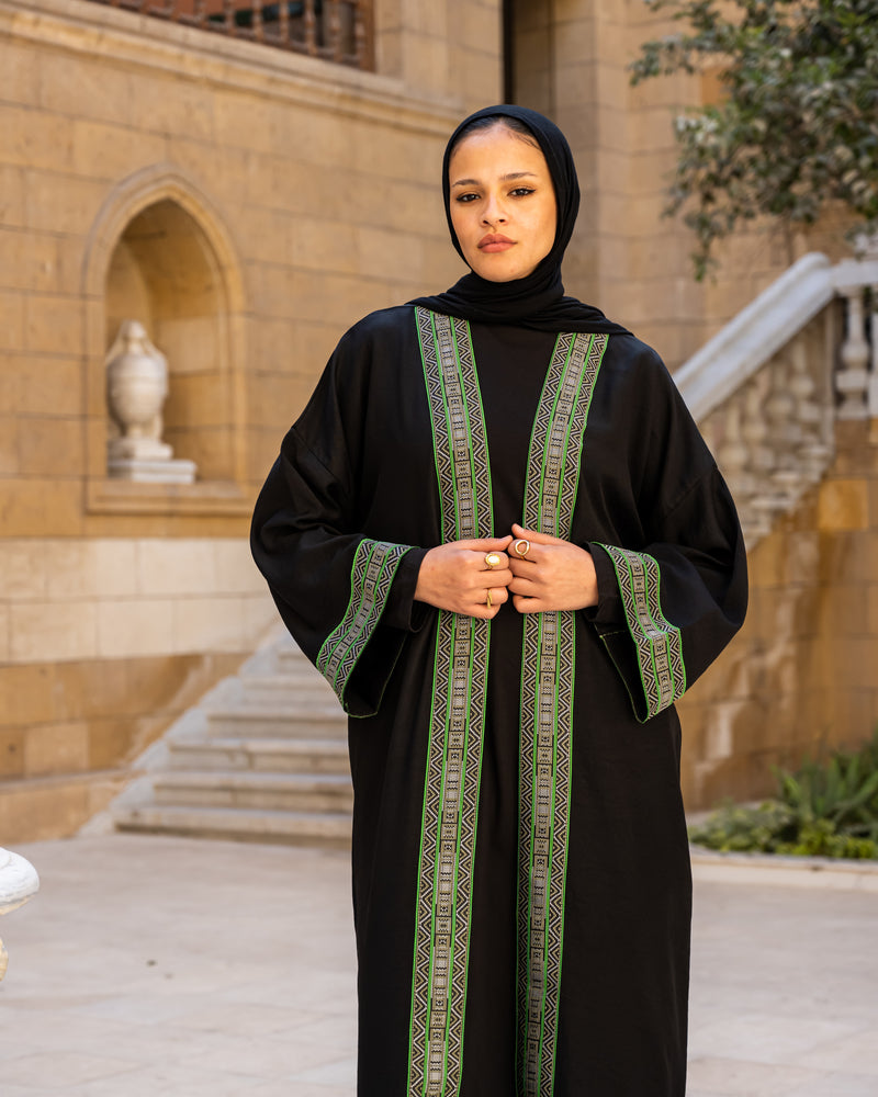 Traditional Kaftan - Black*Green